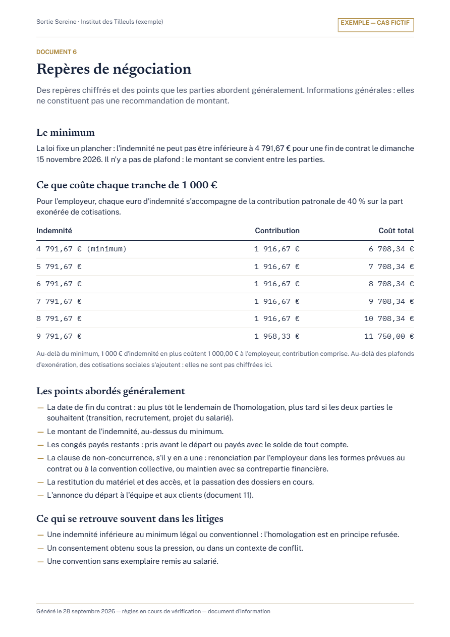 Aperçu de la première page : Repères de négociation
